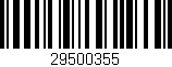 Código de barras (EAN, GTIN, SKU, ISBN): '29500355'