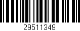 Código de barras (EAN, GTIN, SKU, ISBN): '29511349'