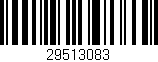 Código de barras (EAN, GTIN, SKU, ISBN): '29513083'
