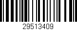 Código de barras (EAN, GTIN, SKU, ISBN): '29513409'