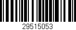 Código de barras (EAN, GTIN, SKU, ISBN): '29515053'
