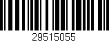 Código de barras (EAN, GTIN, SKU, ISBN): '29515055'