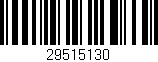 Código de barras (EAN, GTIN, SKU, ISBN): '29515130'