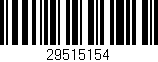 Código de barras (EAN, GTIN, SKU, ISBN): '29515154'