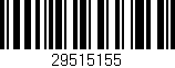 Código de barras (EAN, GTIN, SKU, ISBN): '29515155'