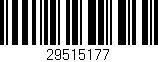 Código de barras (EAN, GTIN, SKU, ISBN): '29515177'