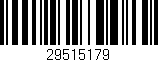 Código de barras (EAN, GTIN, SKU, ISBN): '29515179'