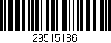 Código de barras (EAN, GTIN, SKU, ISBN): '29515186'