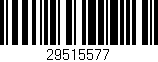 Código de barras (EAN, GTIN, SKU, ISBN): '29515577'