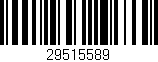 Código de barras (EAN, GTIN, SKU, ISBN): '29515589'