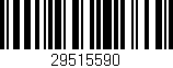 Código de barras (EAN, GTIN, SKU, ISBN): '29515590'