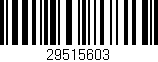 Código de barras (EAN, GTIN, SKU, ISBN): '29515603'