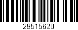 Código de barras (EAN, GTIN, SKU, ISBN): '29515620'