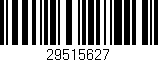Código de barras (EAN, GTIN, SKU, ISBN): '29515627'