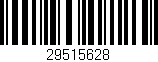 Código de barras (EAN, GTIN, SKU, ISBN): '29515628'