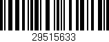Código de barras (EAN, GTIN, SKU, ISBN): '29515633'