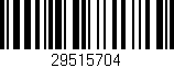 Código de barras (EAN, GTIN, SKU, ISBN): '29515704'