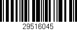 Código de barras (EAN, GTIN, SKU, ISBN): '29516045'