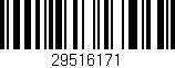 Código de barras (EAN, GTIN, SKU, ISBN): '29516171'