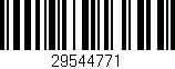 Código de barras (EAN, GTIN, SKU, ISBN): '29544771'