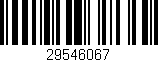 Código de barras (EAN, GTIN, SKU, ISBN): '29546067'