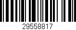 Código de barras (EAN, GTIN, SKU, ISBN): '29558817'