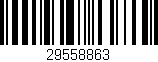 Código de barras (EAN, GTIN, SKU, ISBN): '29558863'