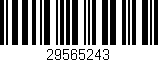 Código de barras (EAN, GTIN, SKU, ISBN): '29565243'