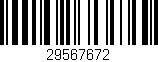 Código de barras (EAN, GTIN, SKU, ISBN): '29567672'