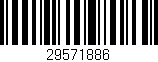 Código de barras (EAN, GTIN, SKU, ISBN): '29571886'
