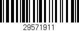 Código de barras (EAN, GTIN, SKU, ISBN): '29571911'