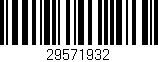 Código de barras (EAN, GTIN, SKU, ISBN): '29571932'