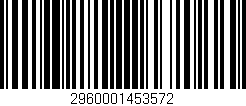 Código de barras (EAN, GTIN, SKU, ISBN): '2960001453572'