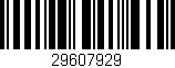 Código de barras (EAN, GTIN, SKU, ISBN): '29607929'