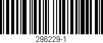 Código de barras (EAN, GTIN, SKU, ISBN): '296229-1'