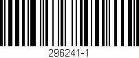 Código de barras (EAN, GTIN, SKU, ISBN): '296241-1'