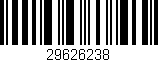 Código de barras (EAN, GTIN, SKU, ISBN): '29626238'