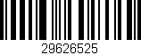 Código de barras (EAN, GTIN, SKU, ISBN): '29626525'