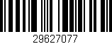 Código de barras (EAN, GTIN, SKU, ISBN): '29627077'
