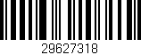 Código de barras (EAN, GTIN, SKU, ISBN): '29627318'