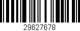 Código de barras (EAN, GTIN, SKU, ISBN): '29627678'