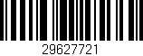 Código de barras (EAN, GTIN, SKU, ISBN): '29627721'