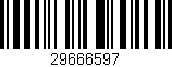 Código de barras (EAN, GTIN, SKU, ISBN): '29666597'