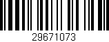 Código de barras (EAN, GTIN, SKU, ISBN): '29671073'