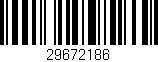 Código de barras (EAN, GTIN, SKU, ISBN): '29672186'