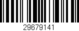 Código de barras (EAN, GTIN, SKU, ISBN): '29679141'
