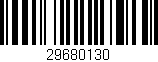 Código de barras (EAN, GTIN, SKU, ISBN): '29680130'