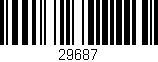 Código de barras (EAN, GTIN, SKU, ISBN): '29687'