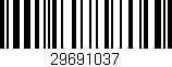 Código de barras (EAN, GTIN, SKU, ISBN): '29691037'