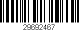 Código de barras (EAN, GTIN, SKU, ISBN): '29692467'